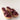 Criss Cross Burgundy Cork Wedges 5