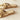 Gold Pointed Flat Mules for ladies side back shot