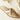Gold Pointed Flat Mules for ladies single pair