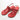 RADIANT Ruby Red Rhinestone Embellished Block Heels 6