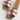 Rani Pink Stones Embellished Gold Block Heels 6