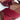 adventurous red open toe flats close up