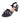 diva black platform block heels single pair