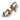 diva gold platform block heels single pair