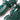 radiant emerald green rhinestone block heels closeup shot green stone