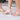 woman wearing ELEGANT Rose Gold Block Heels 2