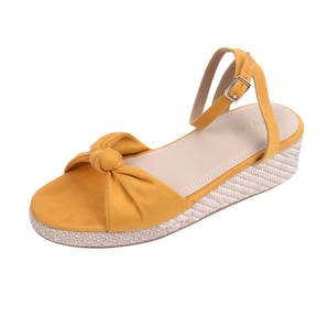 INDEPENDENT | Yellow Espadrille Wedges