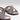 SHINY Twist Embellished Silver Flats