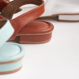 CALM Tan Flat Sandals 4
