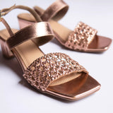 KIND | Rose Gold Block Heels 5
