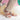 PRECIOUS Off White Pearl Low Heel Block Heels 1