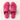 ZIVA Hot Pink Kolhapuri Flats