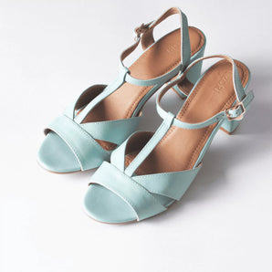 STRONG Powder Blue Block Heels 2