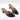 ALLURE Black Pointed Toe Kitten Heels