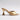 ALLURE Gold Pointed Toe Kitten Heels