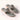 ZIVA Grey Kolhapuri Flats